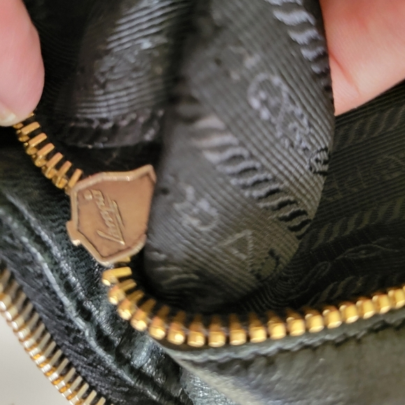 Prada Tessuto Nylon Jacquard Logo Tote Black - Picture 14 of 16